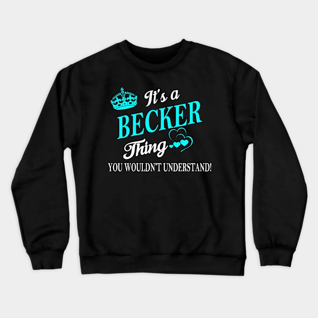 BECKER Crewneck Sweatshirt by Esssy